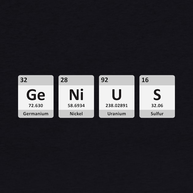 Genius Periodic Table of Elements by c1337s